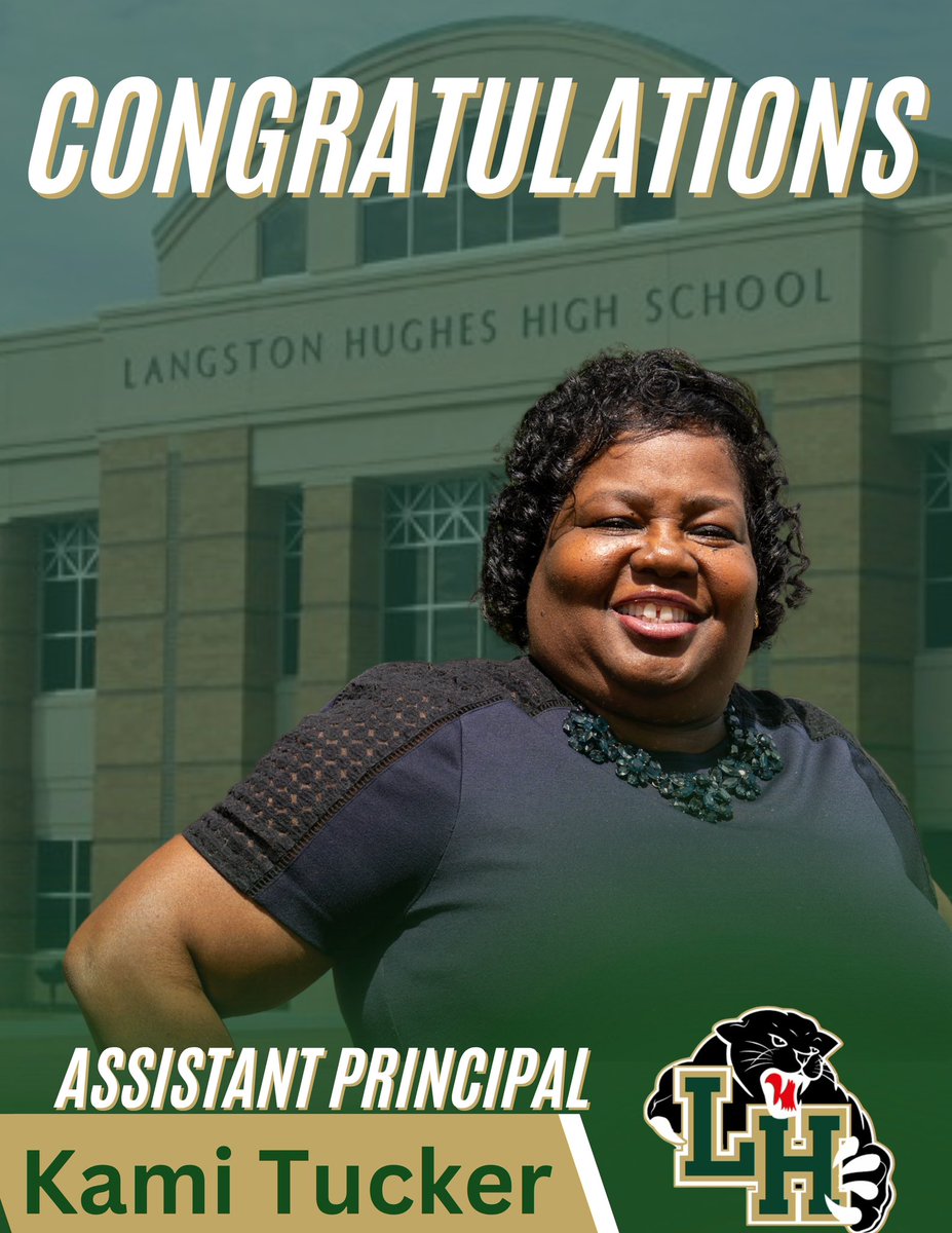 Langston Hughes High School (@lhughesnews) on Twitter photo Congratulations to our AA Ms. Tucker on her promotion! We are incredibly proud and excited to see what you will do in your new role. <a href="/RonMaxwellFCS1/">Ron Maxwell (@FCS)</a> <a href="/Prin_LangstoHHS/">D L Stephens, Ed. D.</a> <a href="/FultonCoSchools/">FultonCountySchools</a> Congratulations to our AA Ms. Tucker on her promotion! We are incredibly proud and excited to see what you will do in your new role. <a href="/RonMaxwellFCS1/">Ron Maxwell (@FCS)</a> <a href="/Prin_LangstoHHS/">D L Stephens, Ed. D.</a> <a href="/FultonCoSchools/">FultonCountySchools</a>