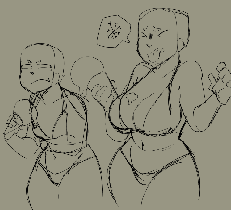 got this idea for a drawing, which characters y'all think could fit them? XD