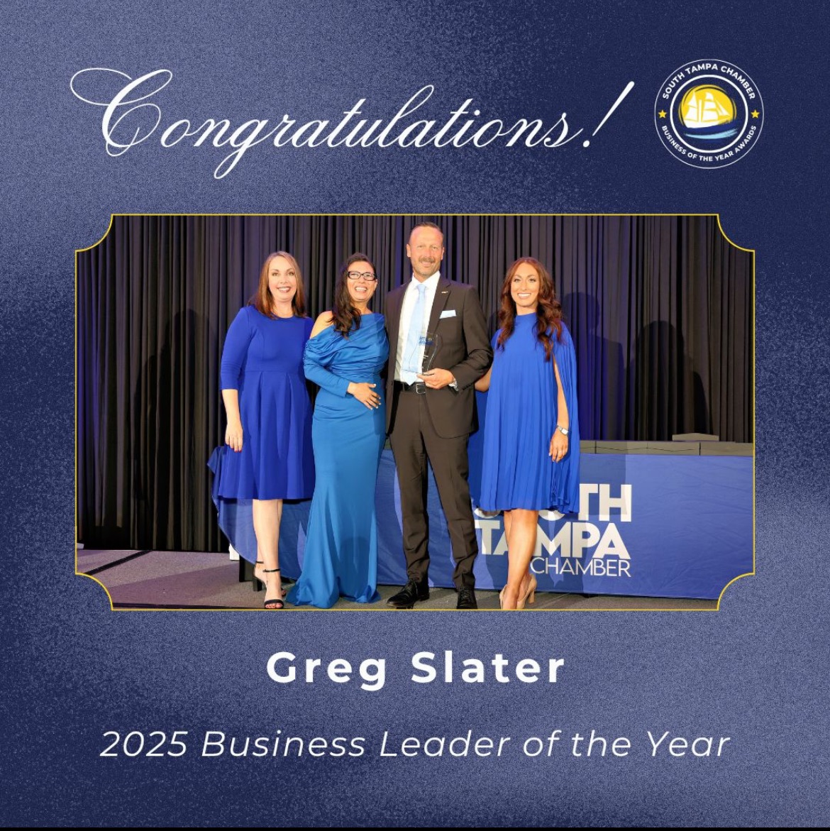 Selmon Expressway (@theaselmon) on Twitter photo Congratulations to our Executive Director and CEO, Greg Slater, for being named the <a href="/S_TAMPAChamber/">South Tampa Chamber</a> Business Leader of the Year! Greg’s leadership reflects how collaboration and shared purpose can create lasting impact, especially when the community is prioritized. Congratulations to our Executive Director and CEO, Greg Slater, for being named the <a href="/S_TAMPAChamber/">South Tampa Chamber</a> Business Leader of the Year! Greg’s leadership reflects how collaboration and shared purpose can create lasting impact, especially when the community is prioritized.