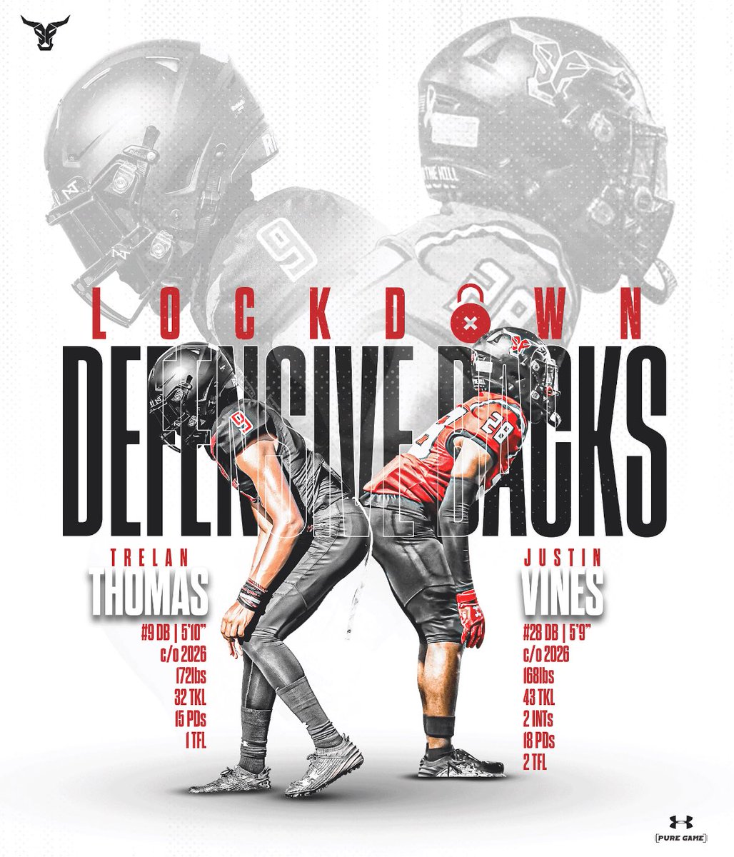 Spanish Fort Toros Media (@sforttorosmedia) on Twitter photo Senior Season…l o a d i n g
<a href="/Trelan21/">Trelan Thomas</a> & <a href="/JVines28/">Justin “CHUBB” Vines</a>
#NoFlyZone 🔒 #RecruitToros 🔴⚫️ Senior Season…l o a d i n g
<a href="/Trelan21/">Trelan Thomas</a> & <a href="/JVines28/">Justin “CHUBB” Vines</a>
#NoFlyZone 🔒 #RecruitToros 🔴⚫️