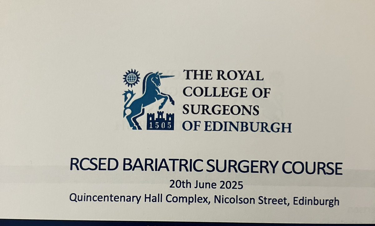robertson__a's tweet image. Thanks to @RCSEd , @Medtronic and @bariatricBOMSS @roux_group for supporting our RCSEd Bariatric Course! @gilliandRD @BariatricBrian