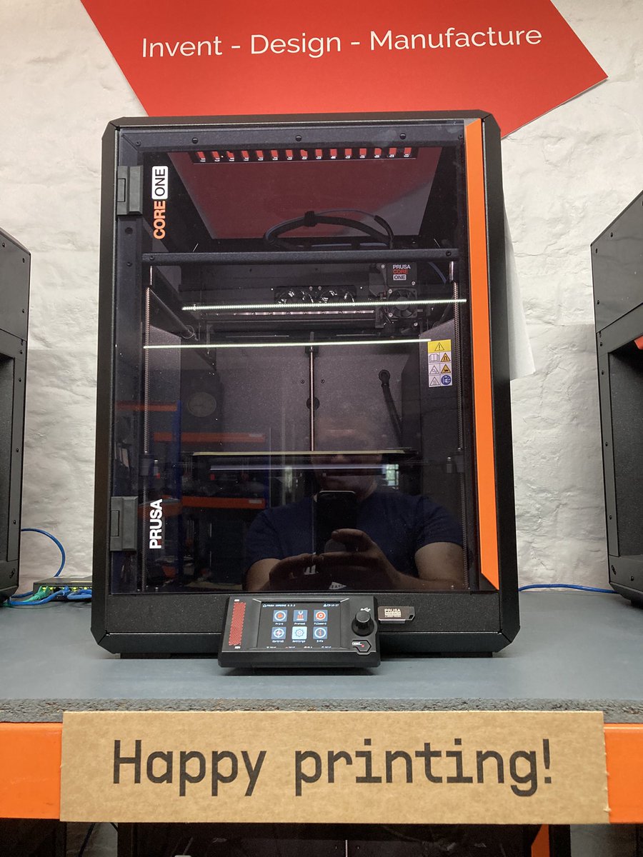 RichRap3D's tweet image. We are adding more @Prusa3D Core ONE #3DPrinters into our Print farm. We have boxes everywhere, but so easy to get them running straight out of the box 👍

These new Core ONE machines are keeping up with #Multisystem2 production printing.