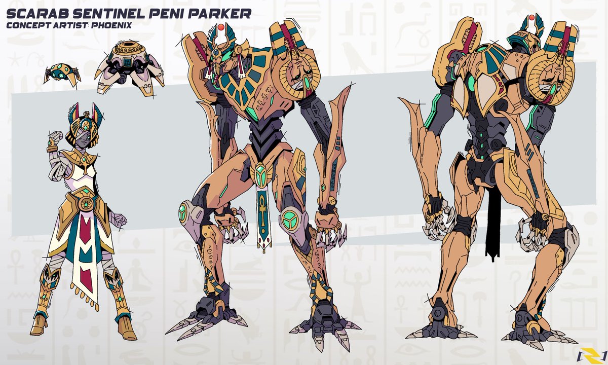 remixpheonix's tweet image. Peni Parker Scarb Sentinel skin concept art
Peni is one of my favourite characters to play, and she is seriously lacking in the skin department, getting only 1 original skin post launch. And I’m here to change that!!
#MarvelRivals #Peniparker #MarvelRivalsfanart