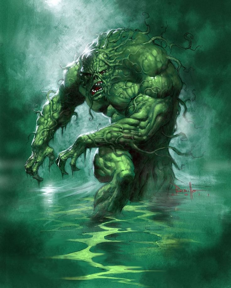 Swamp Thing artwork by Lucio Parrillo #SwampThing #DCComics #lucioparrillo #ComicArt