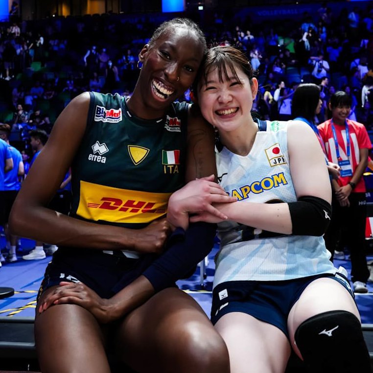 📸 Paola Egonu &amp; Satomi Fukudome
