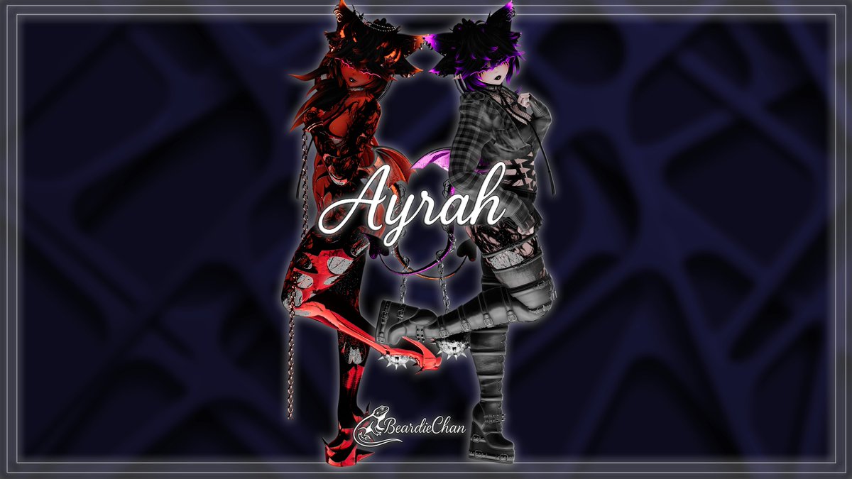 BeardieChan's tweet image. Ayrah out today! Double trouble Succubus and Goth package. TY for all the support so far!