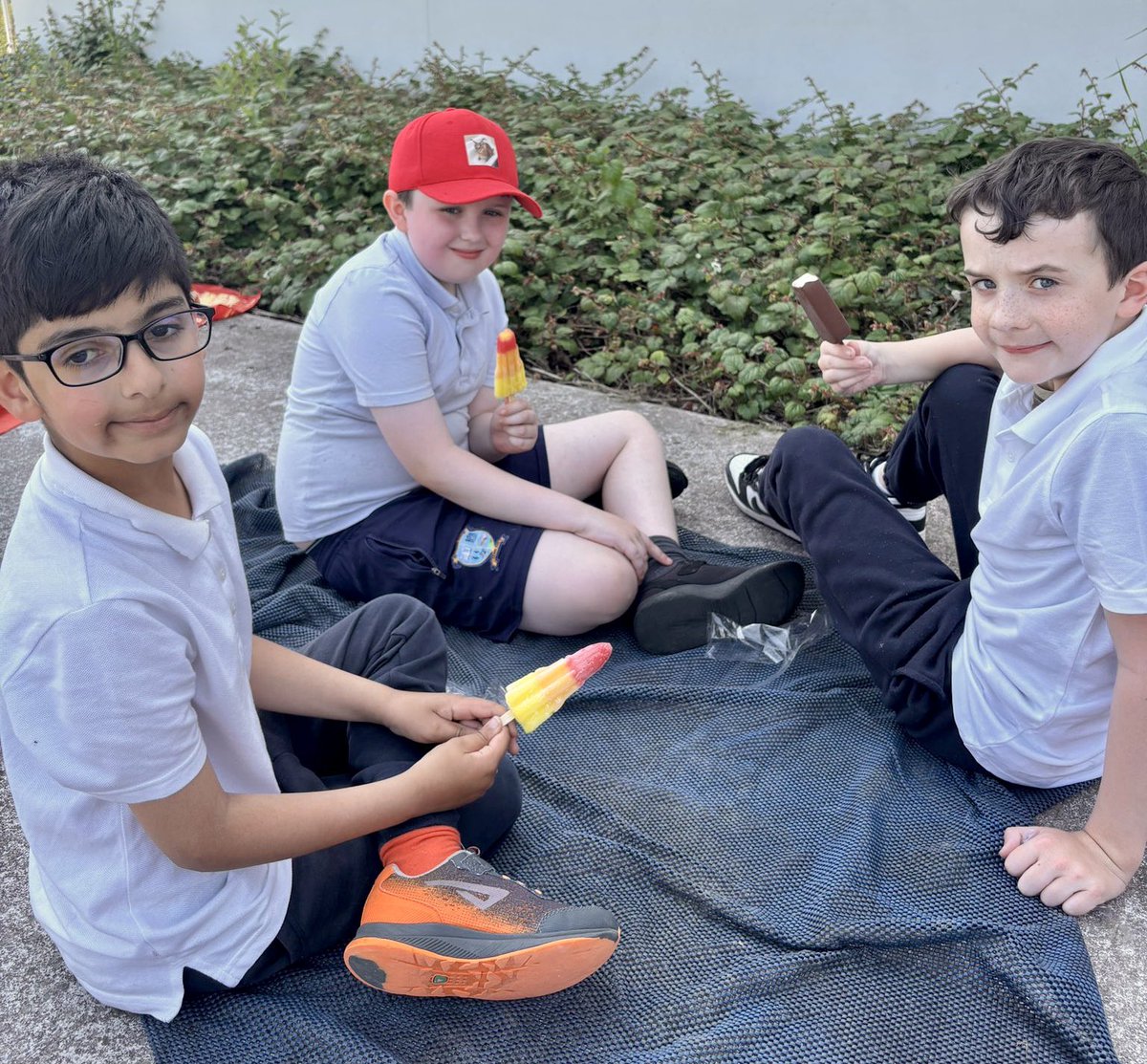 There’s no better way to finish  #FriendshipWeek than sharing an icecream with friends. 
#Wellness
3rd Class were all happy!