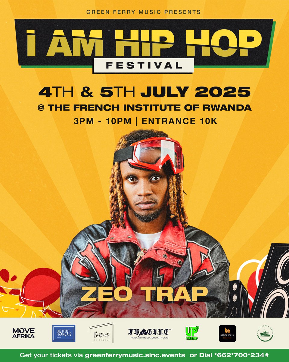 I AM HIPHOP IS BACK ,hope to see you all , don’t miss 🔥🔥🔥 it’s on 05 july 2025  , grab your tickets  

Buy tickets 🎫 
zeotrap.sinc.events/i-am-hip-h-234…