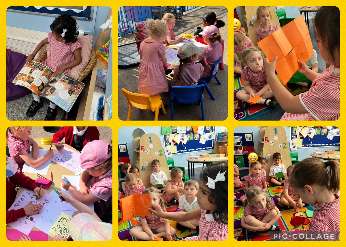 Our Nursery children have been busy creating their own wonderful stories - full of imagination and creativity! 📚