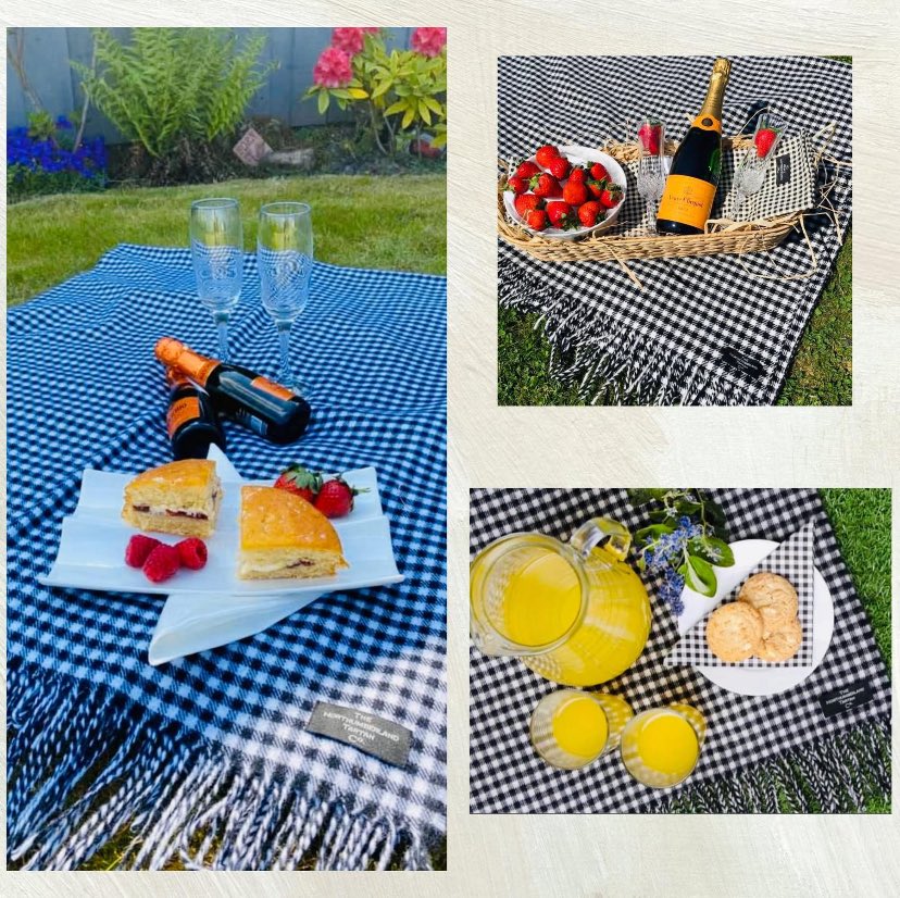 The sun 🌞 is out, which means one thing it’s time for a picnic !
Our 100% Lambswool Rugs are perfect for those sun filled days &amp; chilly nights.
northumberlandtartan.co.uk