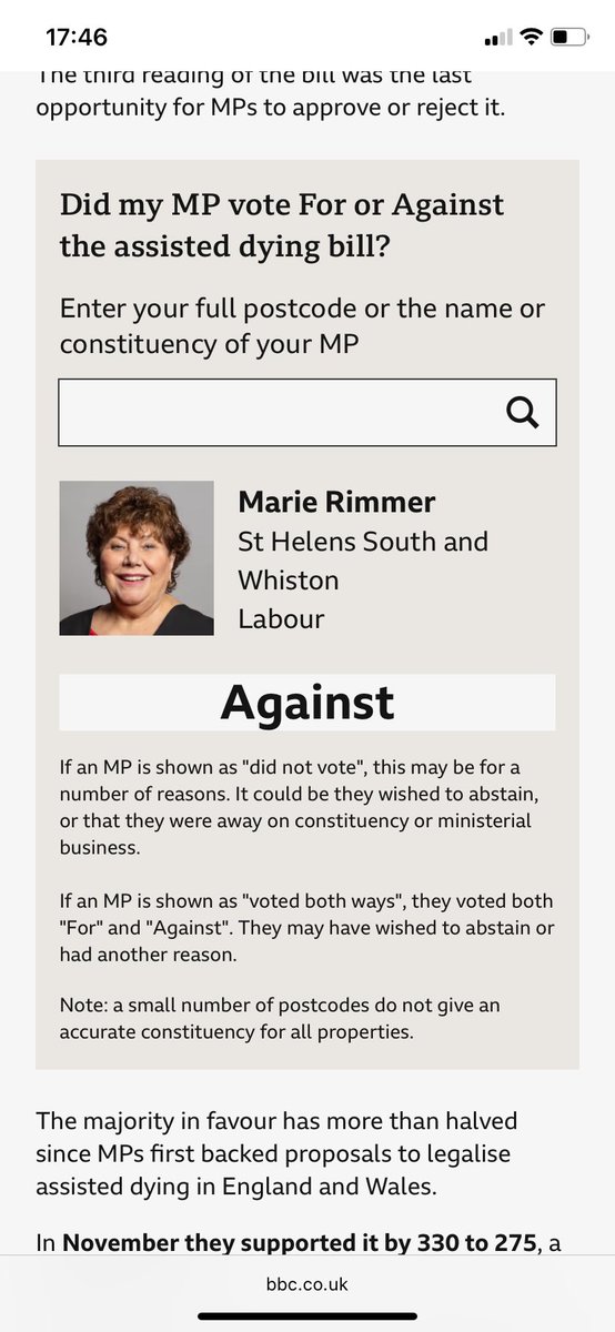 Another poor show from <a href="/MarieRimmer/">Marie Rimmer MP</a>