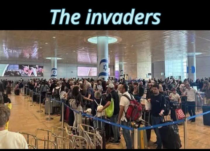 The picture speaks for itself : see the difference between the owners of the territory and the invaders.