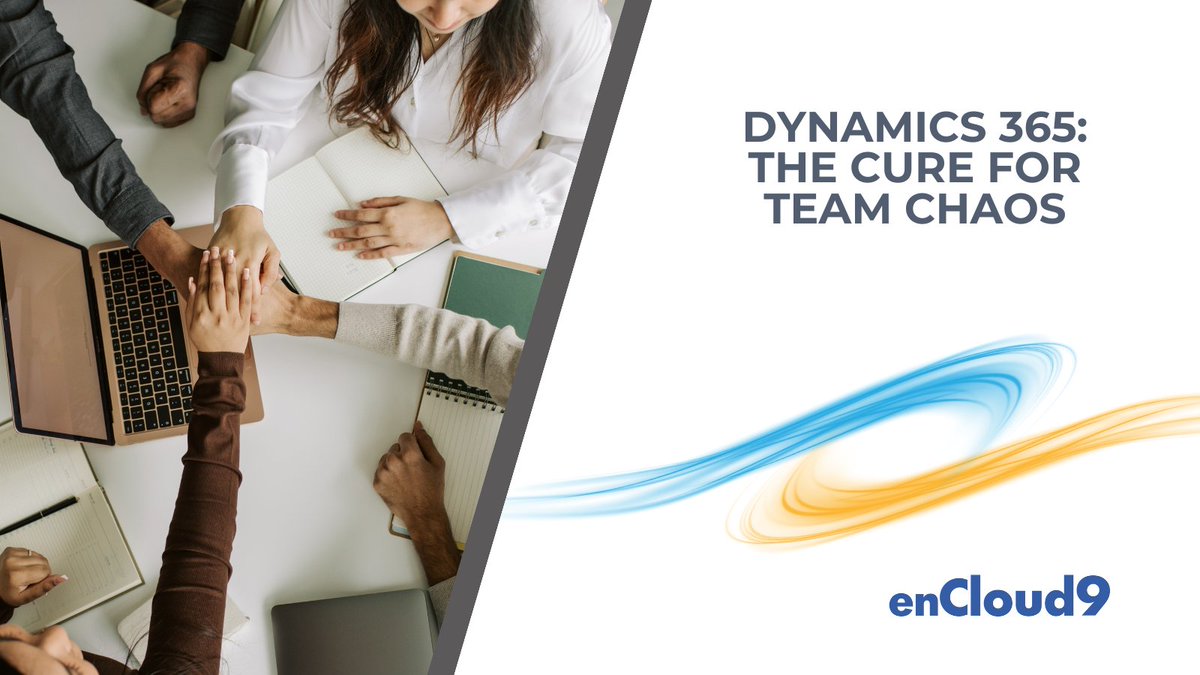 Team chaos? There's a cure. Align your tools, data, and departments with Dynamics 365.

 📖 Read how: okt.to/9HMz7K
 #CureForTeamChaos #Dynamics365 #CRM