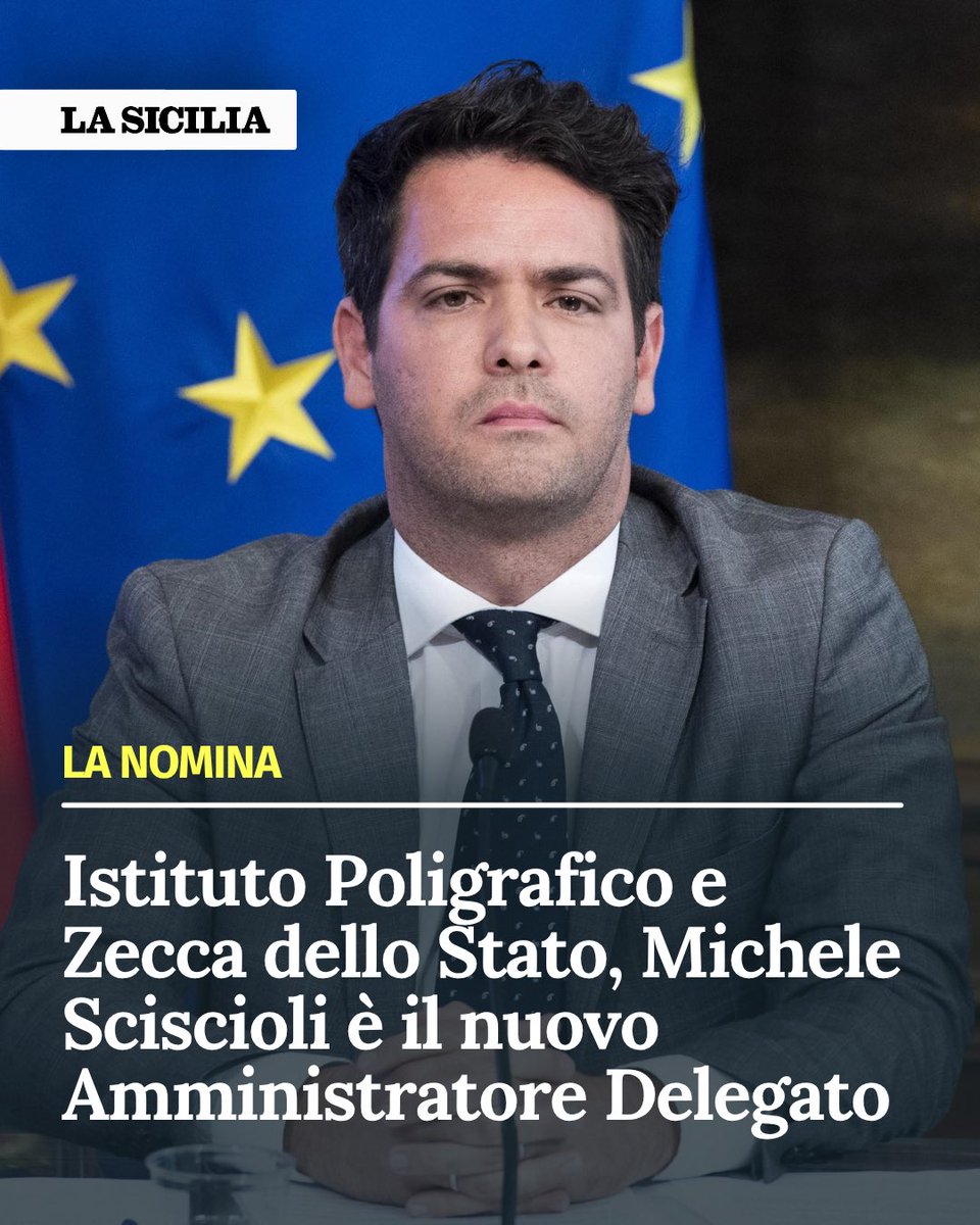 Istituto Poligrafico e Zecca dello Stato, Michele Sciscioli è il nuovo Amministratore Delegato

Prende il posto di Francesco Soro, la nomina del ministero dell’Economia

lasicilia.it/economia/istit…