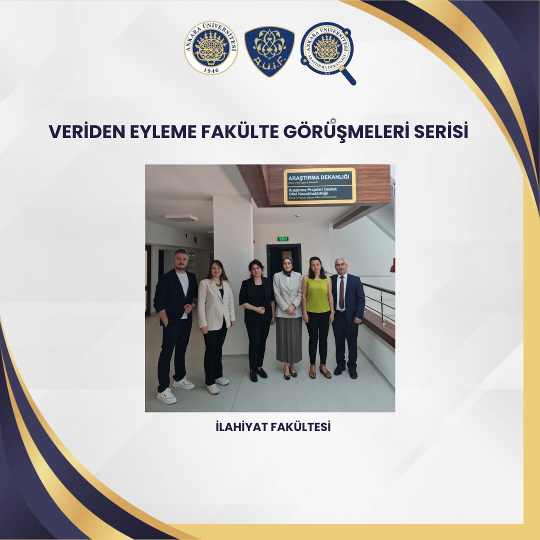 Veriden Eyleme Fakülte Görüşmeleri Serimizin bu haftaki ilk toplantısı İlahiyat Fakültesi Dekan Yard. Prof. Dr. Esra Gözeler'in katılımlarıyla gerçekleşti. Toplantıda fakülte performans göstergeleri paylaşılarak veriye dayalı eylem planı oluşturuldu.