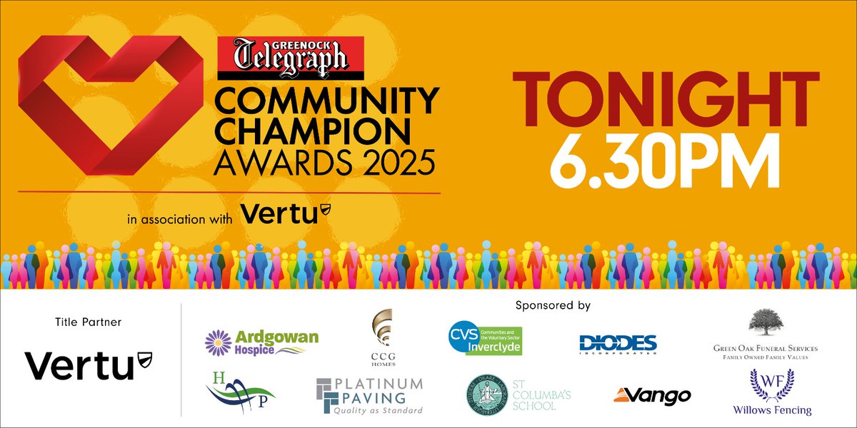 Newsquest Events Scotland (@newsquestevents) on Twitter photo We're buzzing with excitement to welcome all our finalists and guests to the <a href="/greenocktele/">Greenock Telegraph</a> Community Champion Awards 2025 in assoc with <a href="/MacklinMotors/">Vertu (Formerly Macklin Motors)</a> #greenockcommchamps We're buzzing with excitement to welcome all our finalists and guests to the <a href="/greenocktele/">Greenock Telegraph</a> Community Champion Awards 2025 in assoc with <a href="/MacklinMotors/">Vertu (Formerly Macklin Motors)</a> #greenockcommchamps