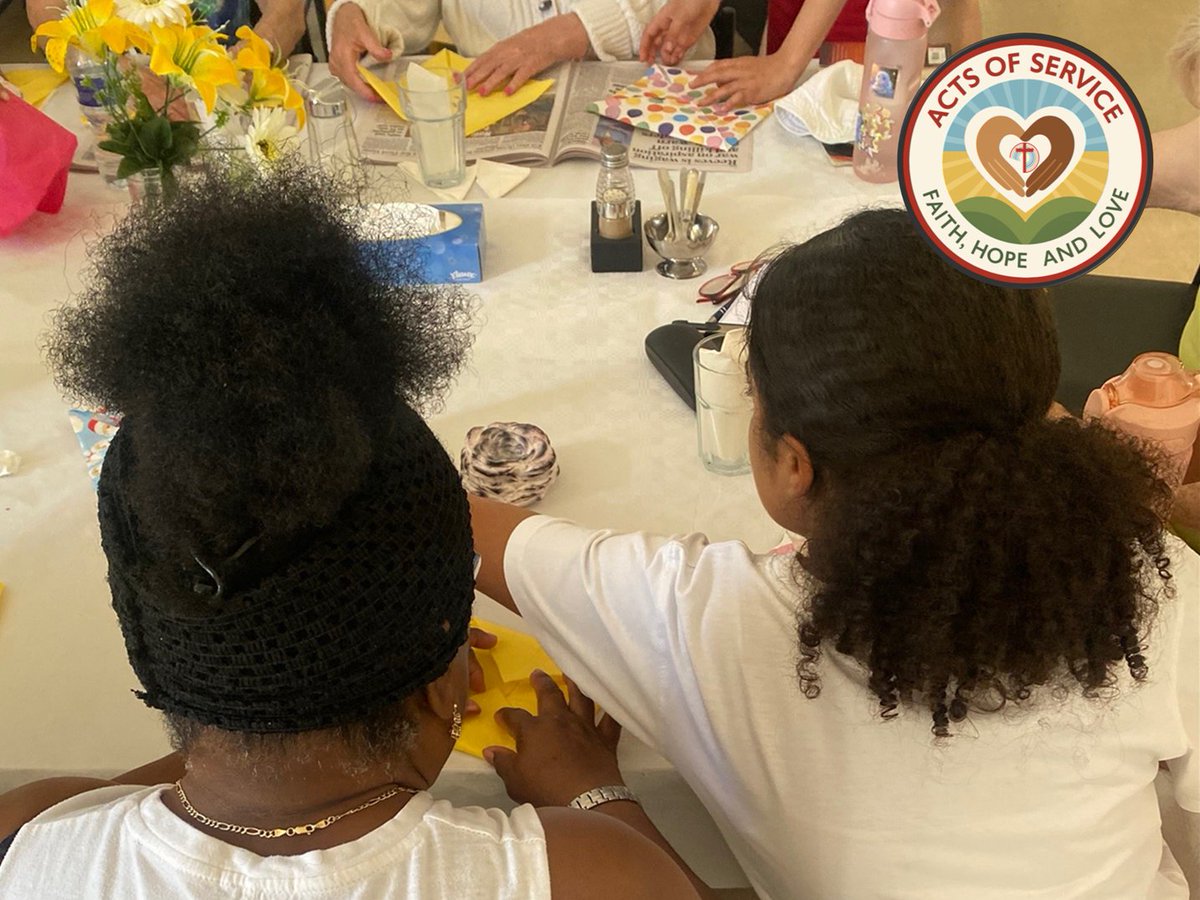 Year 6 pupils enjoyed a joyful afternoon of arts and crafts, making lotus origami with older community members in a heart-warming intergenerational session.