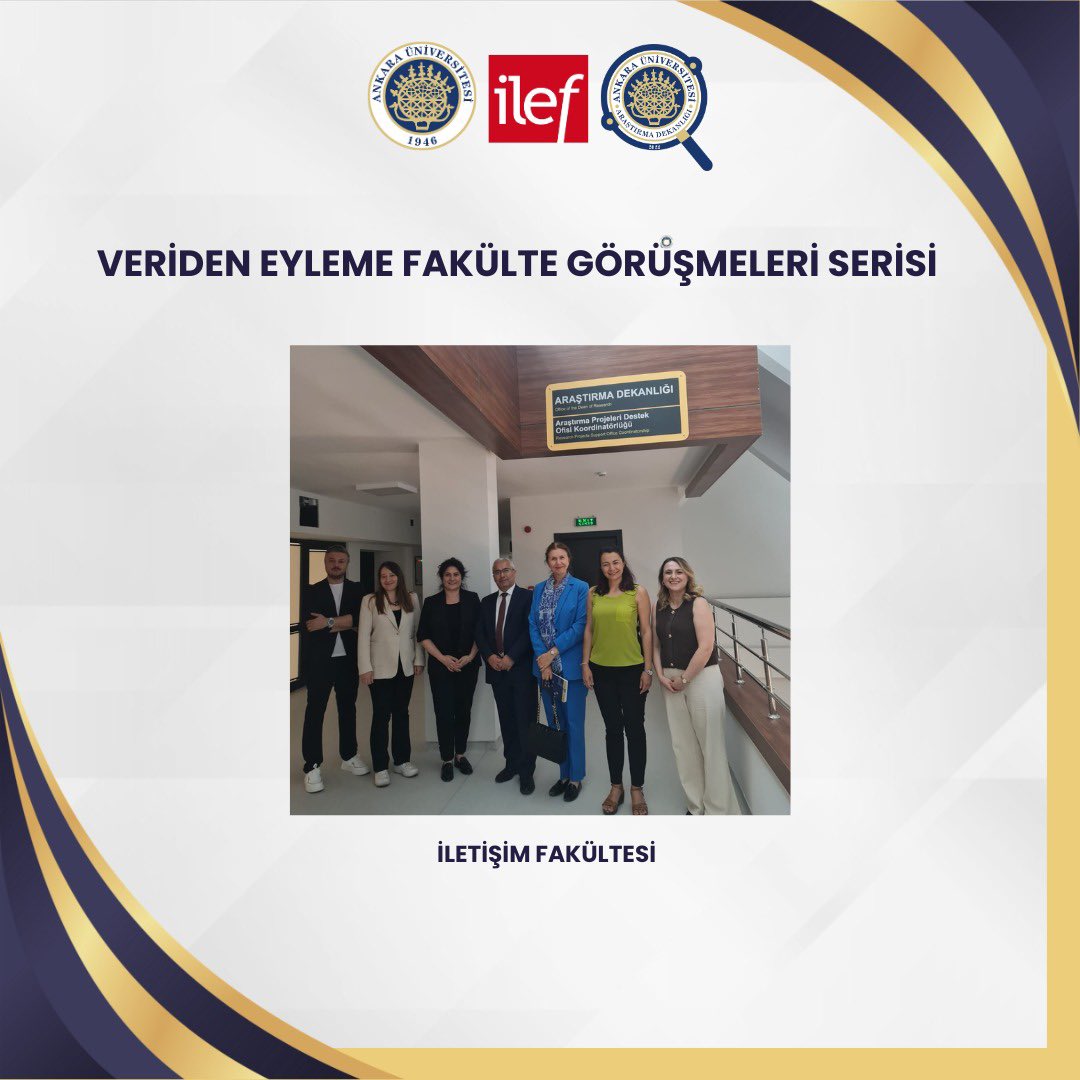 Veriden Eyleme Fakülte Görüşmeleri Serimizin bu haftaki ikinci toplantısı İletişim Fakültesi Dekan Yard. Prof. Dr. Aslı Yağmurlu Dara'nın katılımlarıyla gerçekleşti. Toplantıda fakülte performans göstergeleri paylaşılarak veriye dayalı eylem planı oluşturuldu.