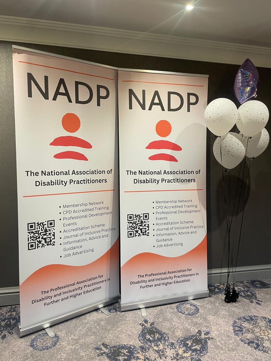 #FactFriday and did you know some of our colleagues attended the NADP (The National Association of Disability Practitioners) conference this week? This year the theme was 'Beyond Barriers'. You can find out more about the NADP here: nadp-uk.org/about-nadp/