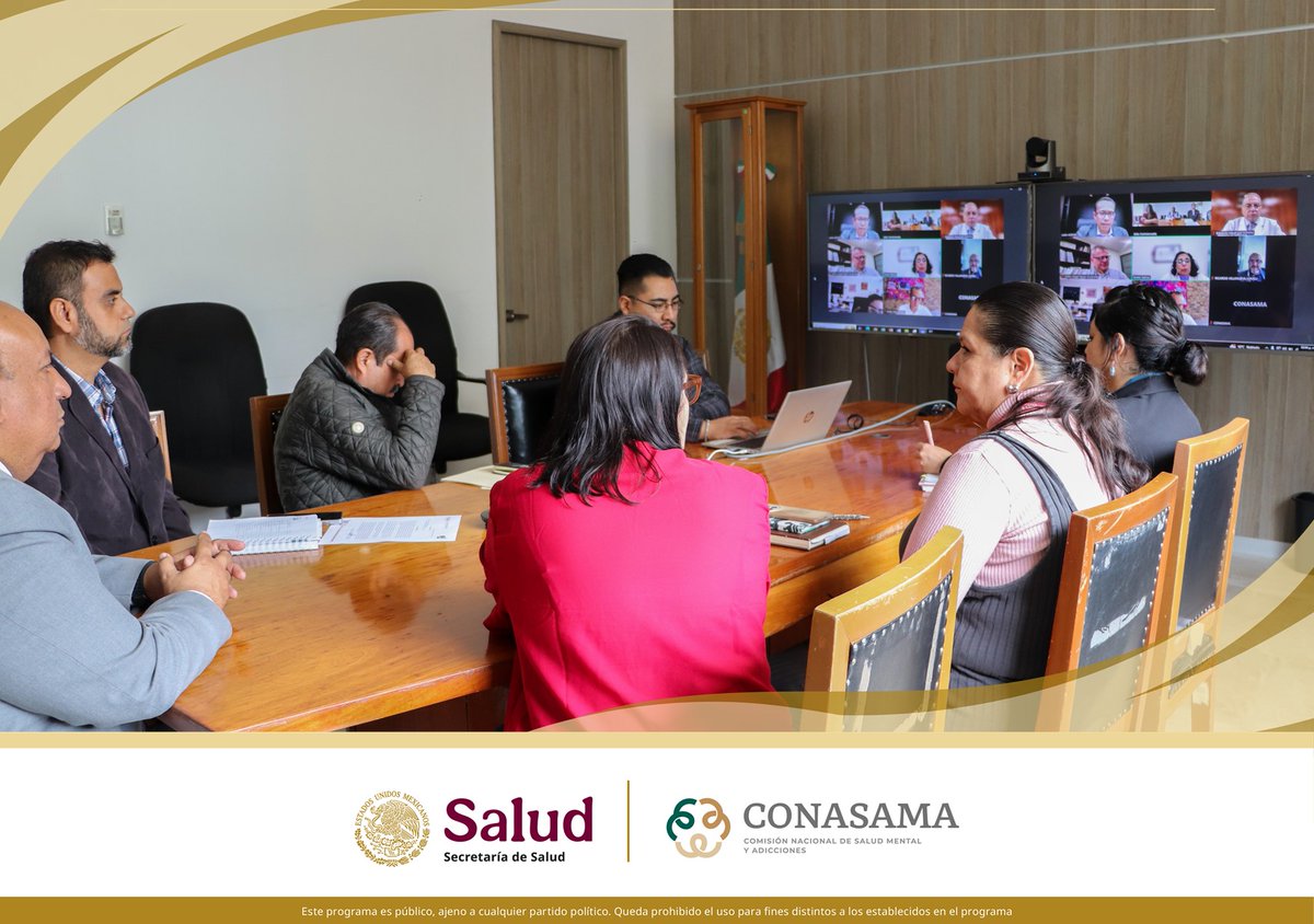 CONASAMA (@conasamamx) on Twitter photo Se llevó a cabo una reunión de trabajo entre la Comisión Nacional de Salud Mental y Adicciones (#CONASAMA), y la Subsecretaria de Educación Superior de la <a href="/SEP_mx/">SEP México</a> y el Instituto Nacional de Psiquiatría Ramón de la Fuente Muñiz (<a href="/INPRFM/">PSIQUIATRÍA INPRFM</a>).
Este esfuerzo conjunto busca diseñar e Se llevó a cabo una reunión de trabajo entre la Comisión Nacional de Salud Mental y Adicciones (#CONASAMA), y la Subsecretaria de Educación Superior de la <a href="/SEP_mx/">SEP México</a> y el Instituto Nacional de Psiquiatría Ramón de la Fuente Muñiz (<a href="/INPRFM/">PSIQUIATRÍA INPRFM</a>).
Este esfuerzo conjunto busca diseñar e
