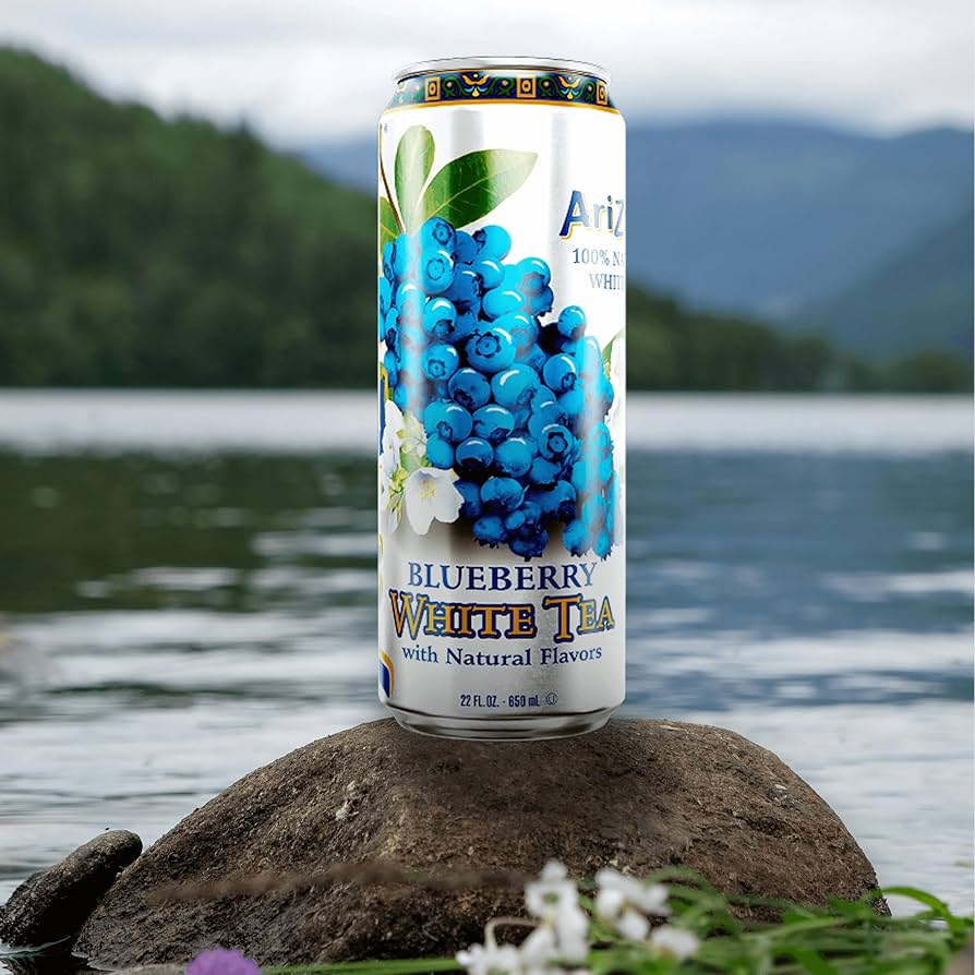My new favorite drink is <a href="/DrinkAriZona/">AriZona Iced Tea</a>  Blueberry White tea