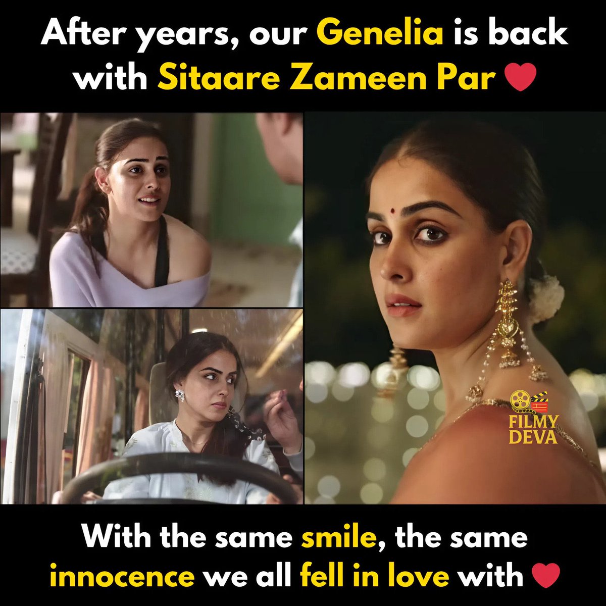 Genelia ❤️

#geneliadsouza #GeneliaDeshmukh #filmydeva #aamirkhan #SitaareZameenPar #genelia
