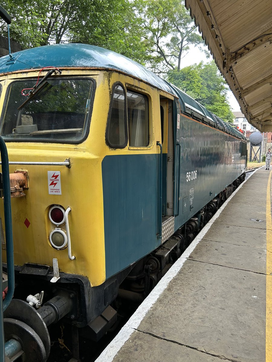 Roster Update: 
A precautionary reduction in Steam Locos has altered this weekend's traction…

Saturday 21st - D9531 will operate the Diesel Diagram with 47765 moving across to the Steam Diagram

Sunday 22nd remains 56006 on the Diesel Diagram, with 47765 covering the Steam