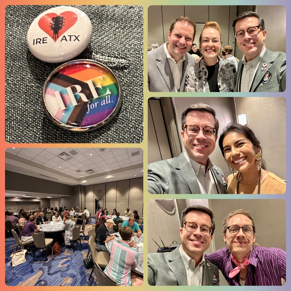 Loved this #IRE25 #LGBTQ+ networking session!
<a href="/IRE_NICAR/">Investigative Reporters & Editors</a>