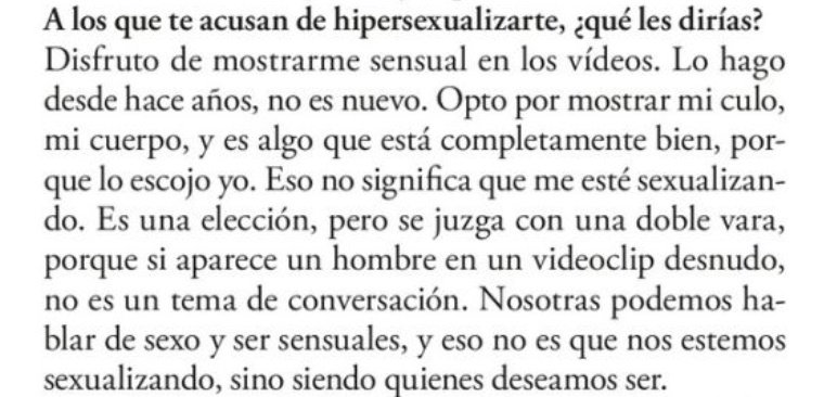📷 Emilia hablando de los que la acusan de hipersexualizarse