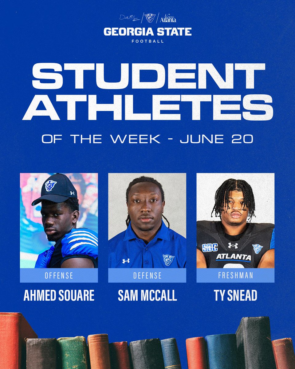 This Week's Academic All-Stars 💫

#LightItBlue | #NewAtlanta
