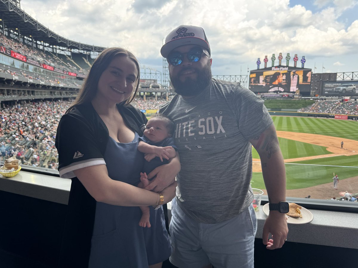 MichaelFelish's tweet image. Took our newborn son to his first @whitesox game yesterday. As a lifelong Sox fan, I was blown away by the hospitality and love shown by the staff. Thank you for making Rate Field a new home for one of your newest fans. We can’t wait to come back to the ballpark soon. 🖤