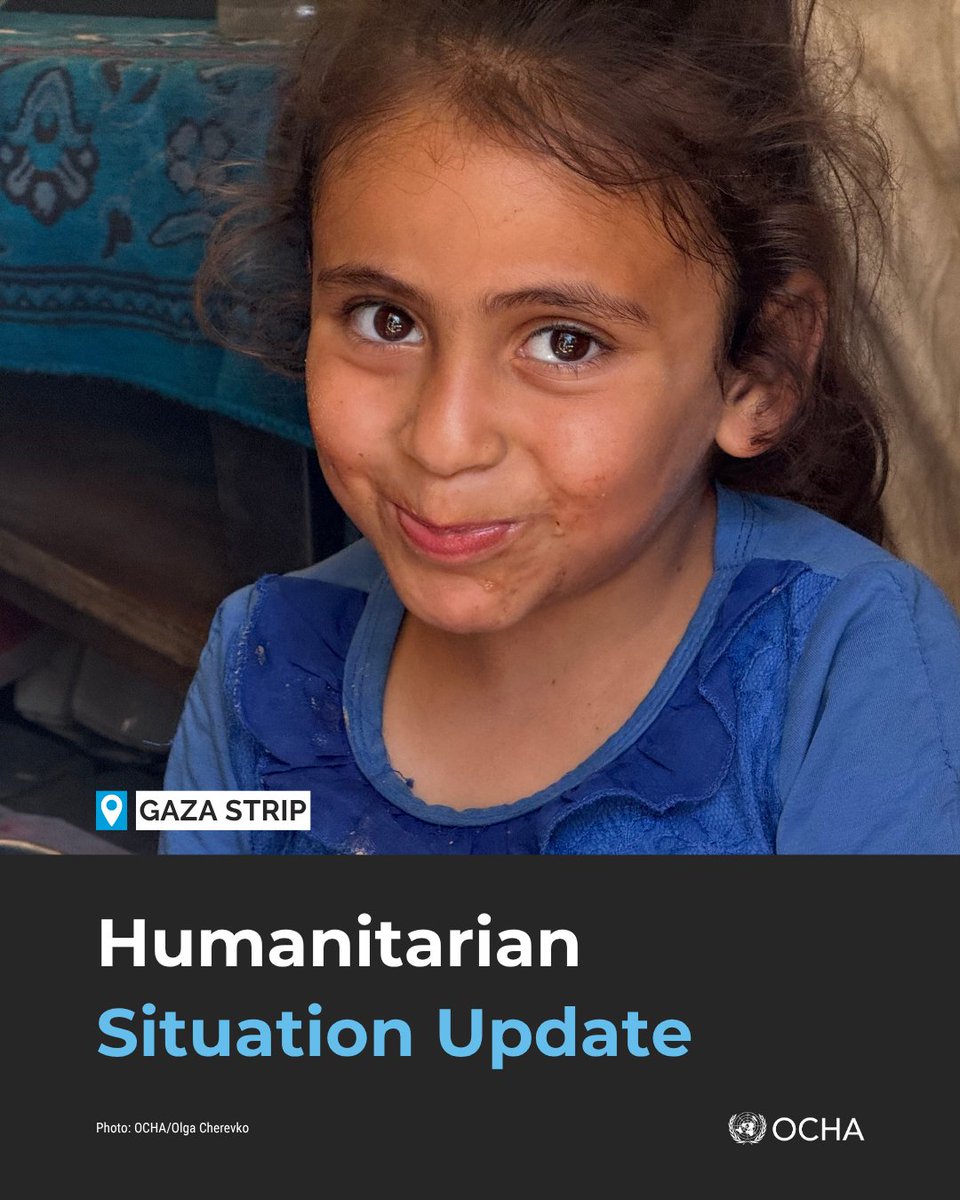 Amid starvation in #Gaza, deadly attacks continue on those seeking food.

Overstretched hospitals lack enough medicines and fuel. Teams are fainting from exhaustion and lack of food.

Pregnant women face growing health risks.

More in our latest update: ochaopt.org/content/humani…