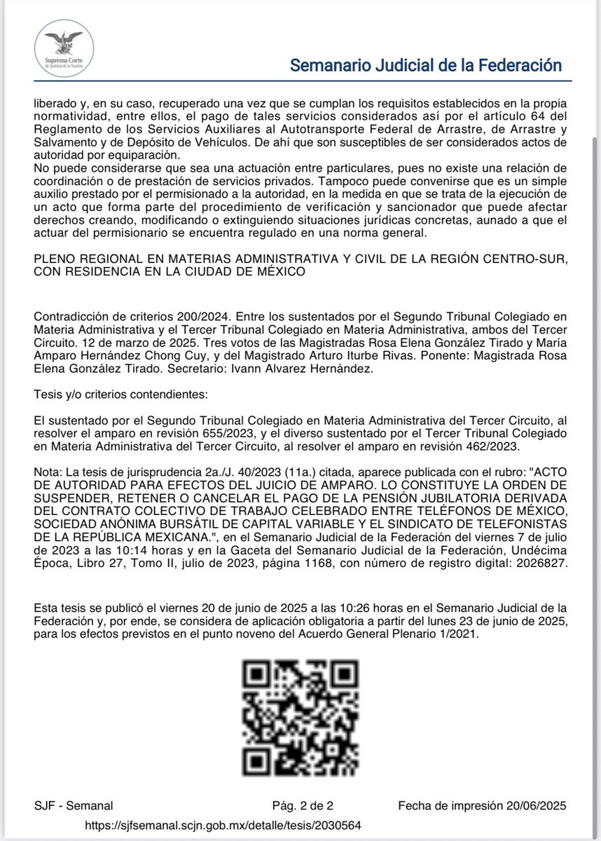 AUTORIDAD PARA EFECTOS DEL JUICIO DE AMPARO. TIENE TAL CARÁCTER LA PERSONA FÍSICA O MORAL QUE EJECUTA EL ARRASTRE Y REMISIÓN DE UN VEHÍCULO AUTOMOTOR A UN DEPÓSITO, CON MOTIVO DE LA EMISIÓN DE UNA BOLETA DE INFRACCIÓN IMPUESTA POR PERSONAL DE LA GUARDIA NACIONAL.