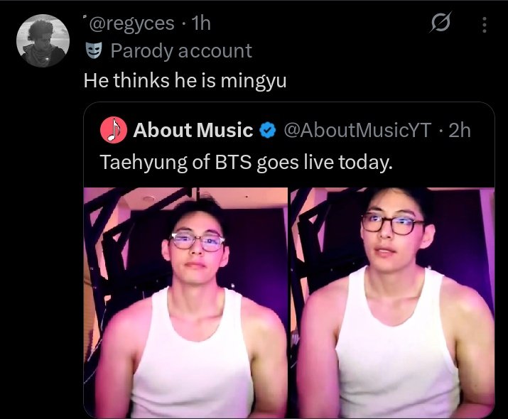 Why would he wanna be nugu he’s KIM TAEHYUNG