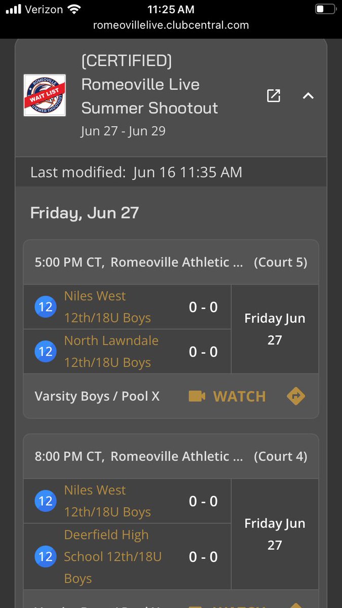fillenw41365's tweet image. Come watch my games at Romeoville June 27-28 during LIVE PERIOD