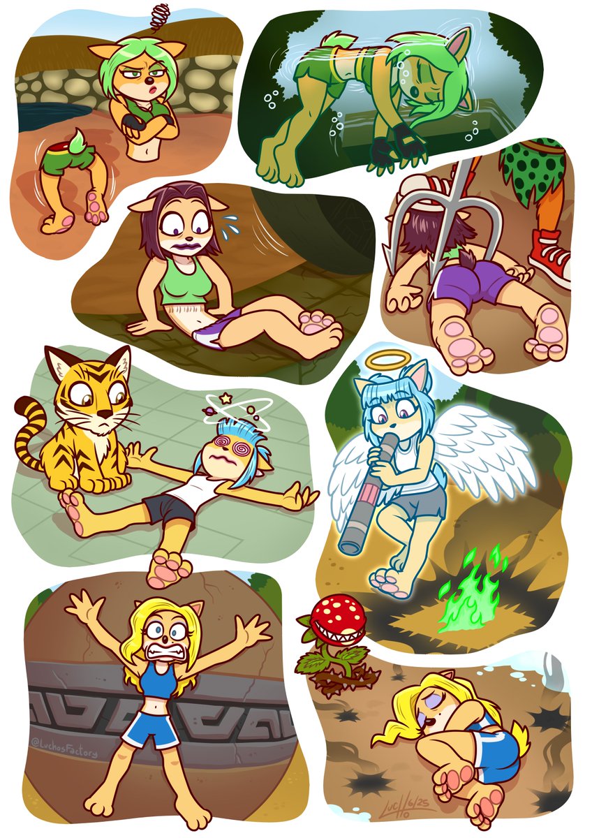 I'm back!
Nitro Squad comm or Spare 💚💜🤍💙  

#CrashBandicoot