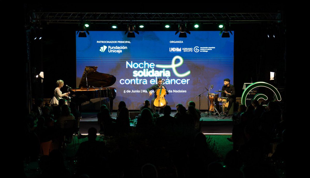 ACCEPTUS Eventos y Producciones (@acceptuseventos) on Twitter photo UNA NOCHE DE UNIÓN Y SOLIDARIDAD <a href="/ContraCancerMA/">Asociación Española Contra el Cáncer en Málaga</a> magnífico anfitrión👌🏻
La noche tuvo sorpresas, risas, emoción, luz, la hermosísima sensibilidad de #PasionVega y el torbellino pianístico de nuestra querida <a href="/lauradlangeles/">Laura de los Ángeles</a> 🫶🏻
#SiHayLuzHayVida
#NocheSolidaria
#ContraElCáncer UNA NOCHE DE UNIÓN Y SOLIDARIDAD <a href="/ContraCancerMA/">Asociación Española Contra el Cáncer en Málaga</a> magnífico anfitrión👌🏻
La noche tuvo sorpresas, risas, emoción, luz, la hermosísima sensibilidad de #PasionVega y el torbellino pianístico de nuestra querida <a href="/lauradlangeles/">Laura de los Ángeles</a> 🫶🏻
#SiHayLuzHayVida
#NocheSolidaria
#ContraElCáncer