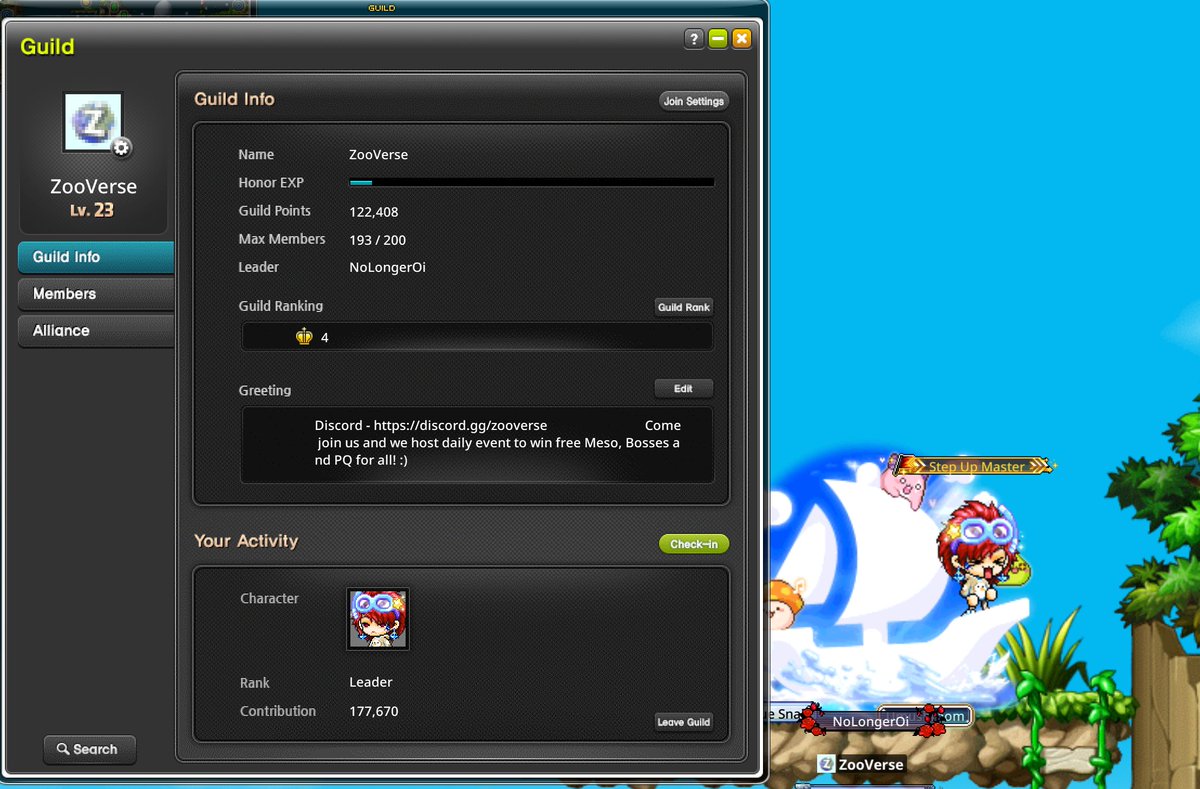 Hitting the 200 member cap for the <a href="/ZooVerseNFT/">ZooVerse</a> guild in @MapleStoryU is something I never imagined when we first started this journey

Big shoutout to all who make it possible! If you want to join us in Fang Server, let us know in our discord.

PS we have free raffles too!