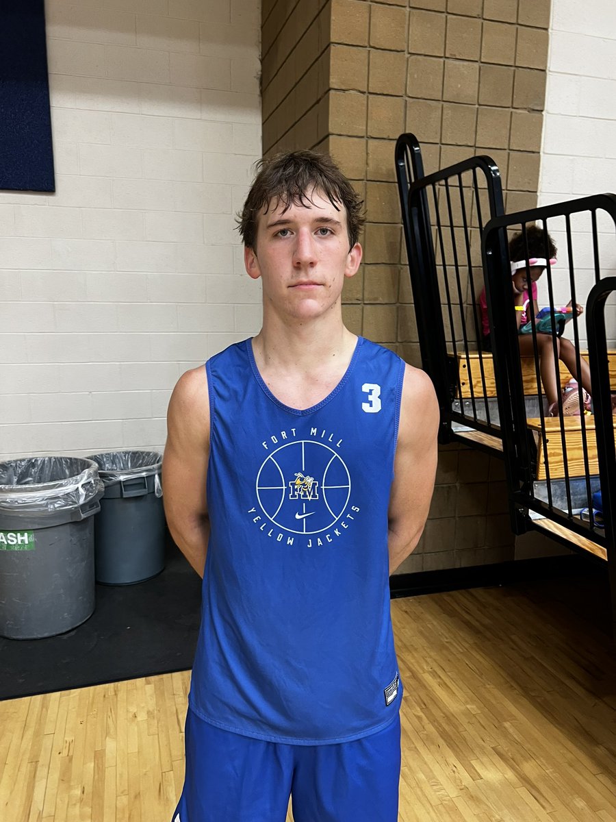 Fort Mills - George Stewart showed out in today’s game. Displaying his versatility, poise, and comprise when facilitating plays. Recently transferring George looks to make a immediate impact.