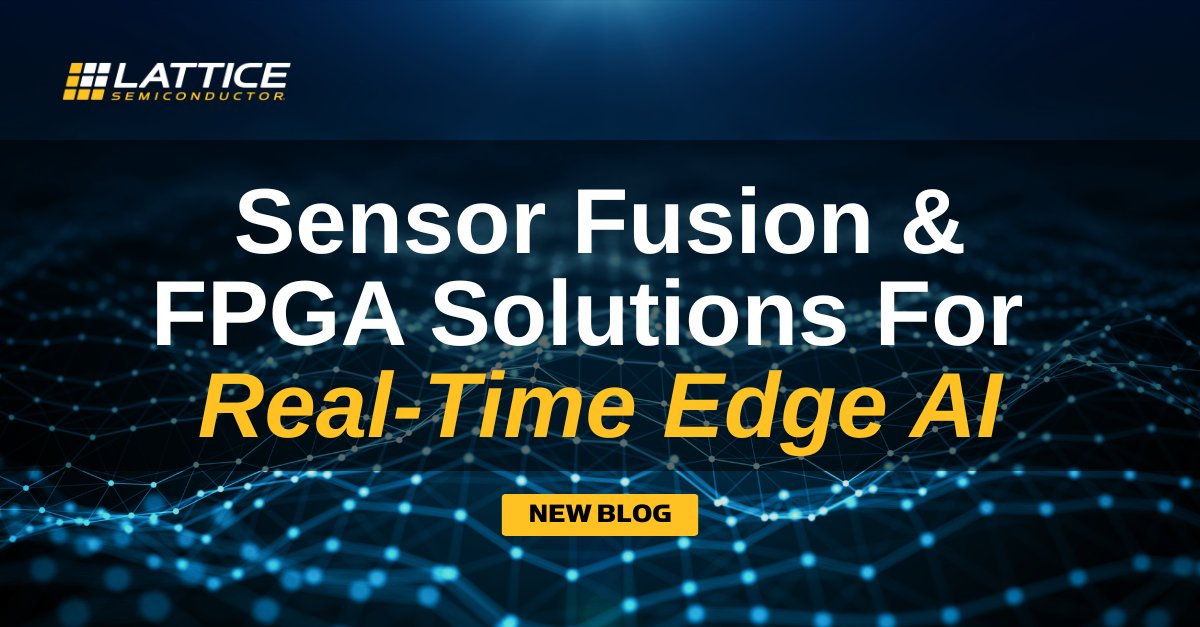 🚀 💡 Edge AI is leveling up with distributed sensors! Read this blog to learn how #FPGAs enable real-time, low-latency sensor fusion for smarter, faster edge applications: bit.ly/4k2zYrL