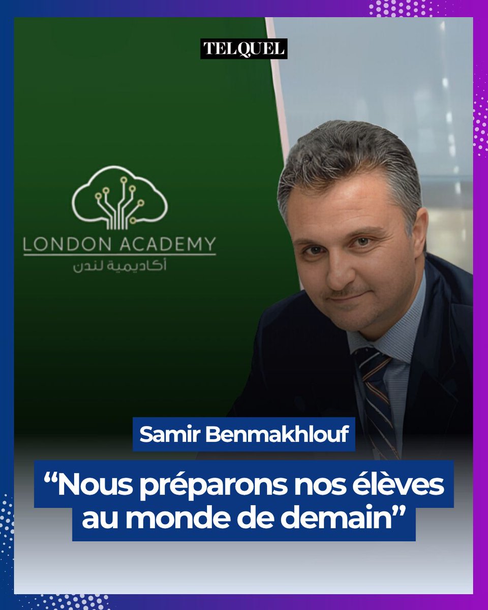 [Contenu partenaire] 

Avec son approche axée sur la technologie, l’entrepreneuriat et l’ouverture internationale, London Academy entend former des élèves prêts à relever les défis de demain...

🔗 telquel.ma/sponsors/samir…
