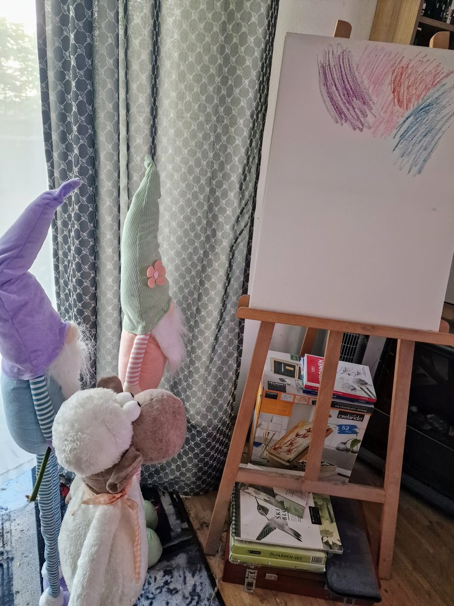 Kurze Unterbrechung meiner Kunst 🖼 😏 für das Finale beim #dasperfektedinner 🍽 Grüße 🤗👋 Erste Angebote 💰 bitte per PN. 🥳