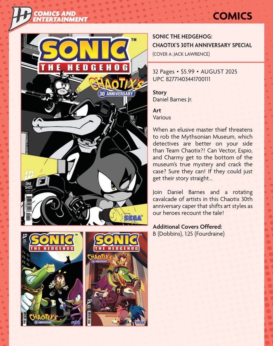 really excited for y’all to read the Chaotix comic special! it was a bit challenging for me, but I had a lotta fun writing it!