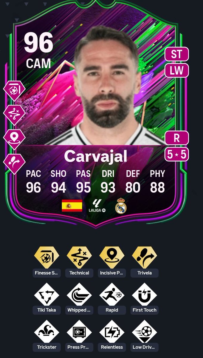 🚨 CONTENU DU SOIR 

🆕 Équipe 2 Shapeshifters 

⚽️ Butragueno🇪🇸 Shapeshifters
⚽️ Carvajal🇪🇸 Shapeshifters
⚽️ Choix joueur 87+
⚽️ SBC Échanges 

📌 Nouveaux Objectifs 

🧬 2 Nouvelles Evolutions