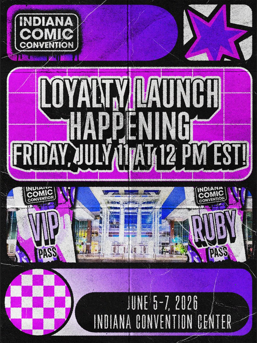 Indiana Comic Convention tweet media