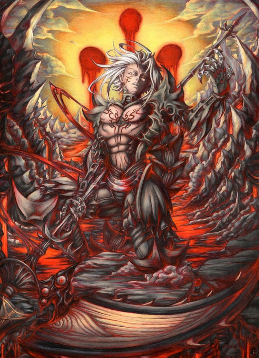 CLolth's tweet photo. Pencil madness the second. 
Full colored pencils drawing on A3.

#traditionalart #dothack #dothackgu https://t.co/4mXA6yZ96C