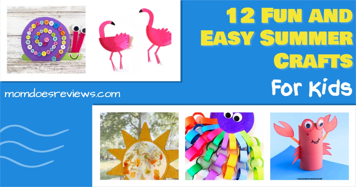 Summer Fun Unleashed: 12 Simple &amp; Creative Kids’ Crafts- Find your favorite here: 
bit.ly/44otCiC