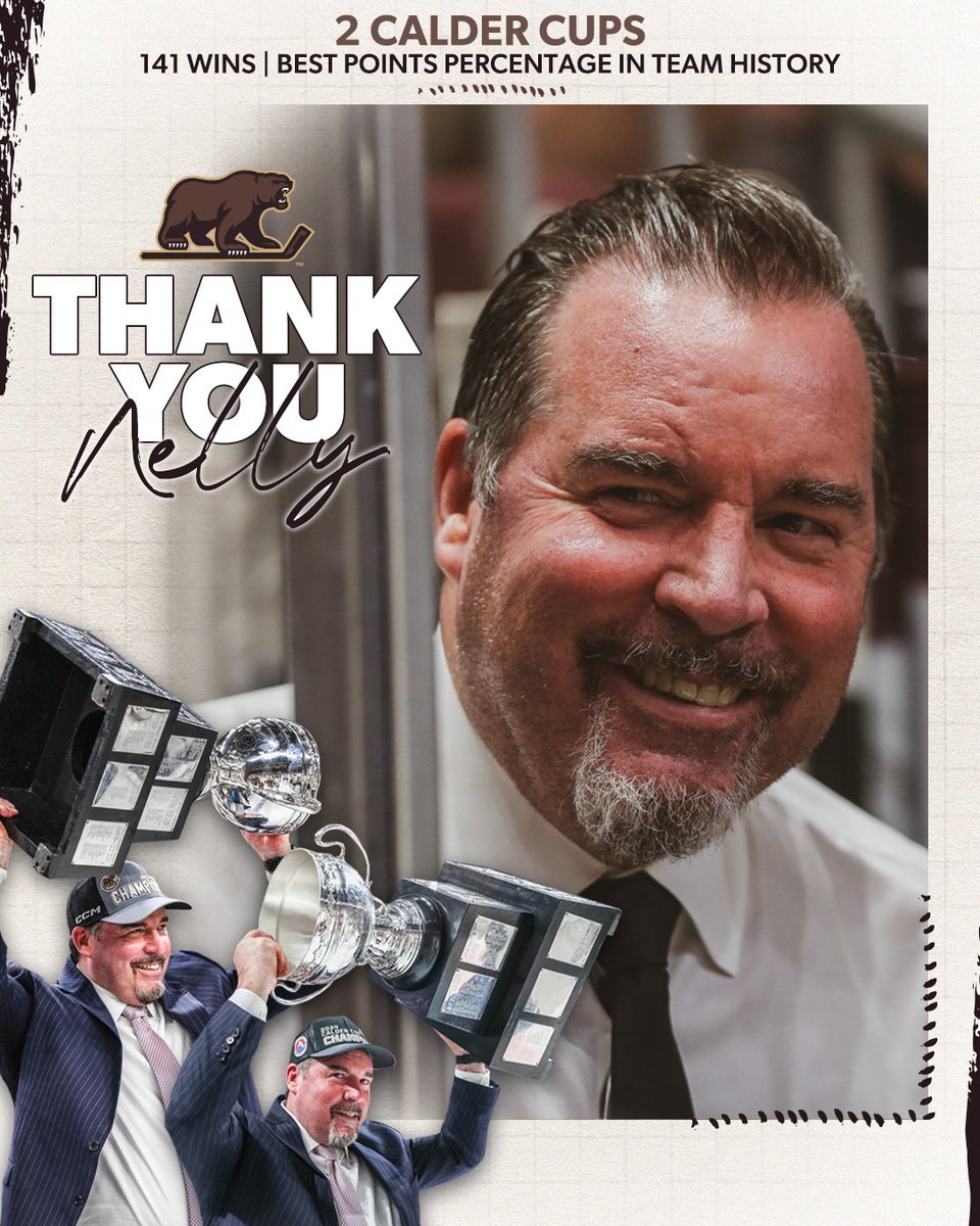 xy - Hershey Bears (@thehersheybears) on Twitter photo 3 seasons in Chocolatetown. 141 wins. 2 Calder Cups.
For that, and the countless memories that will last a lifetime, thank you 🫶🏻
Join us in wishing Todd Nelson all the best as he heads back to the NHL as an assistant coach with the <a href="/penguins/">Pittsburgh Penguins</a>!
📰 bit.ly/4jWCwHZ 3 seasons in Chocolatetown. 141 wins. 2 Calder Cups.
For that, and the countless memories that will last a lifetime, thank you 🫶🏻
Join us in wishing Todd Nelson all the best as he heads back to the NHL as an assistant coach with the <a href="/penguins/">Pittsburgh Penguins</a>!
📰 bit.ly/4jWCwHZ
