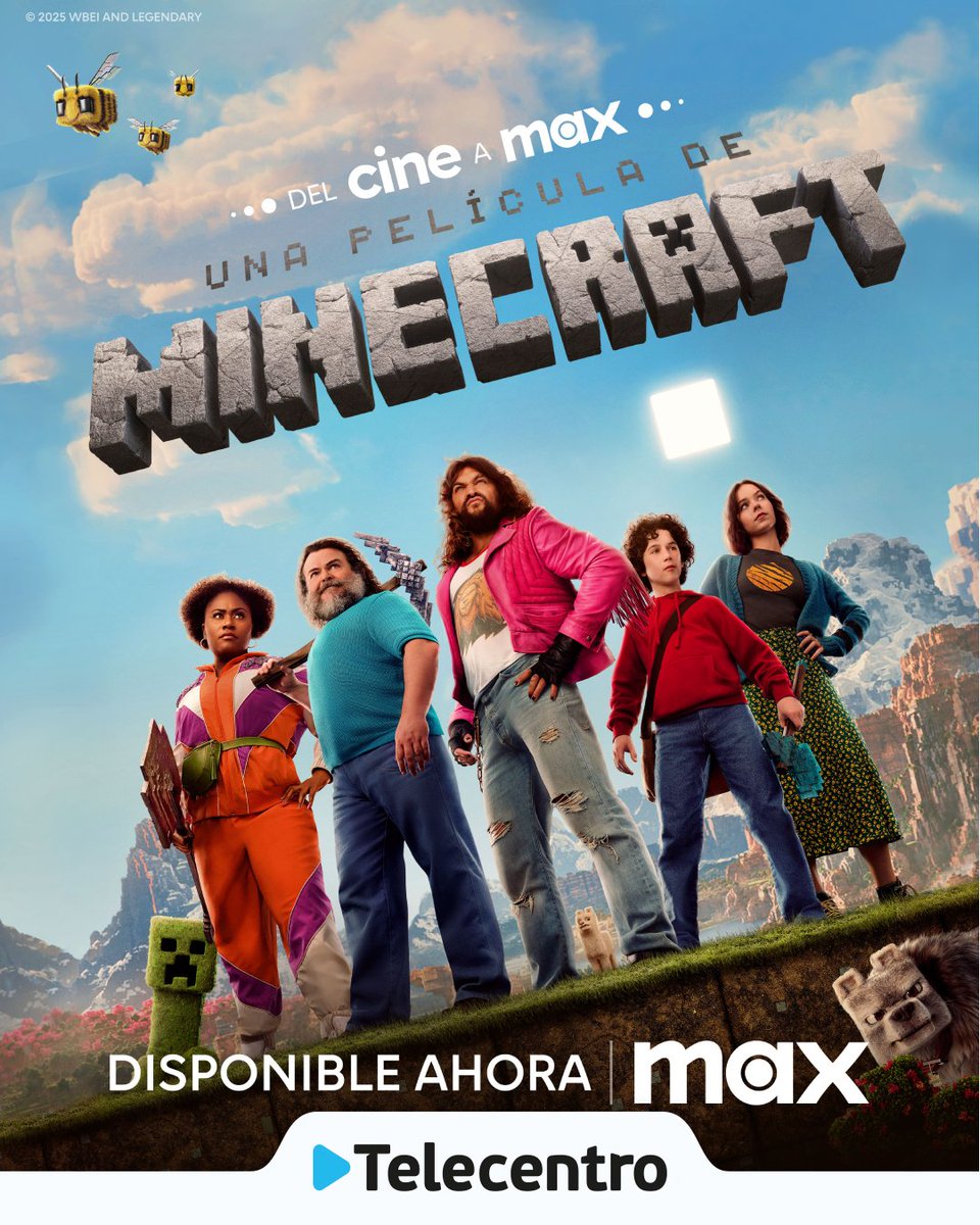 ⛏️🟩 ¡Del juego a la pantalla!

#MinecraftPelícula ya está disponible en Max y si aún no te suscribiste al #PackHBO, esto es lo que tenés que saber 👇

🎁Te damos 1 mes GRATIS + 2 meses al 50%
🔥 Y además… ¡Max incluido!

📲 Suscribite acá ➡️ ow.ly/sxXg50Wcx9g