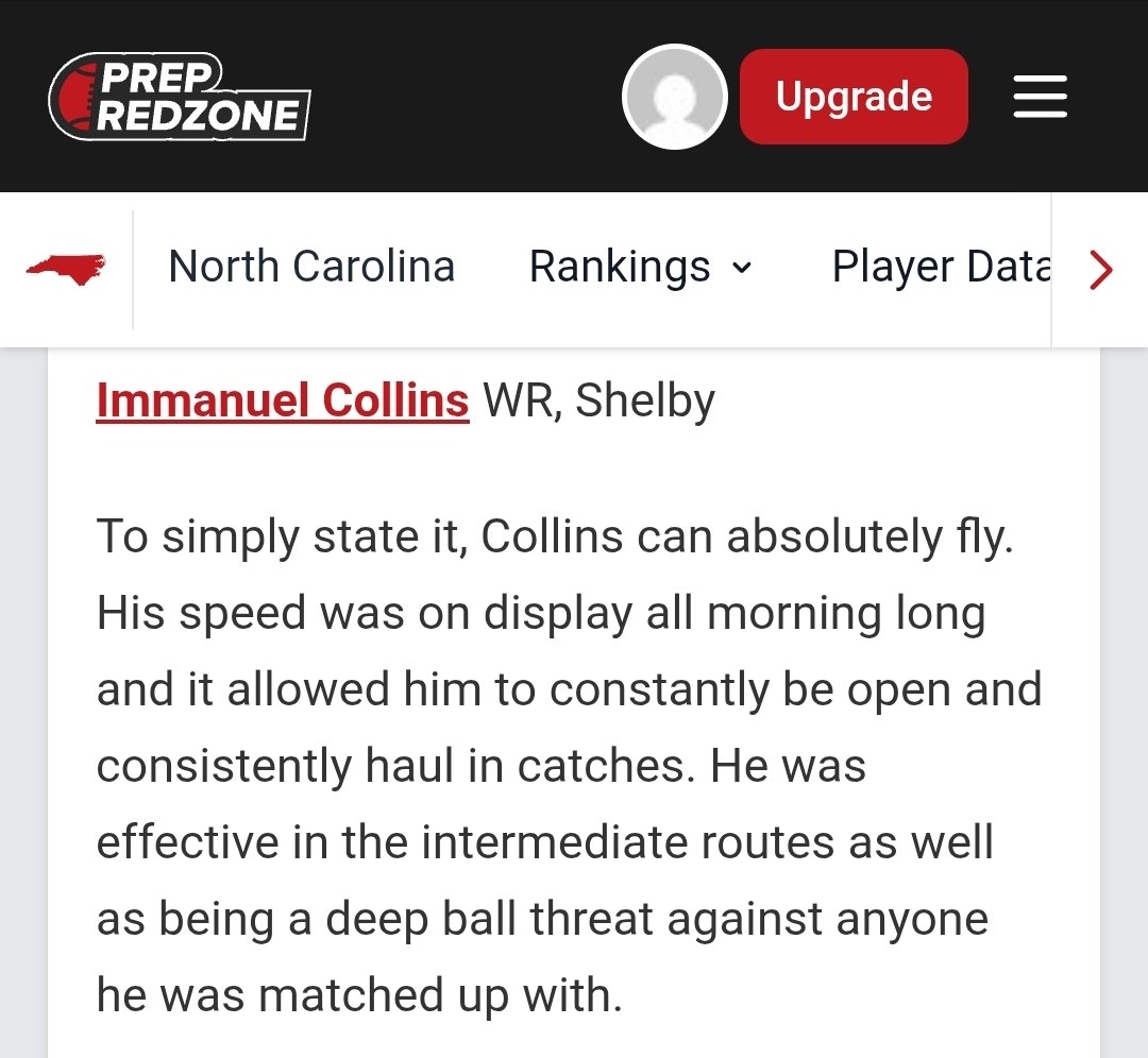 Man_ManCollins2's tweet image. Thank you, @AndrewW1744 @PrepRedzoneNC, for the article. @AlPopsFootball @GldLionFootball @dobson_collins7 @threat_sports @WireFlames @tote_foundation